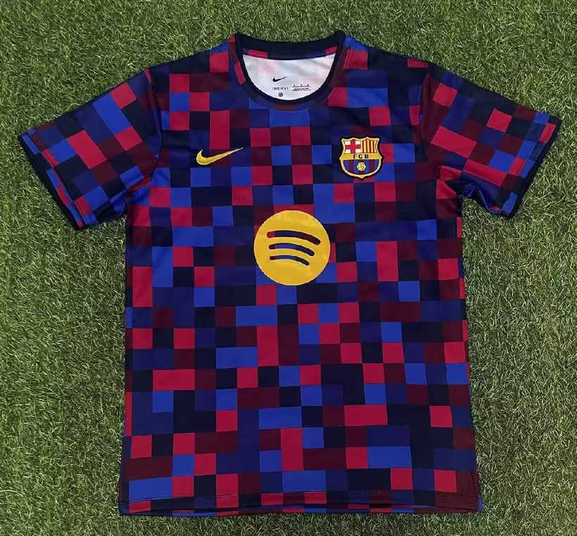 26 27 Barcelona Grid Jersey 26 27 巴萨 方格