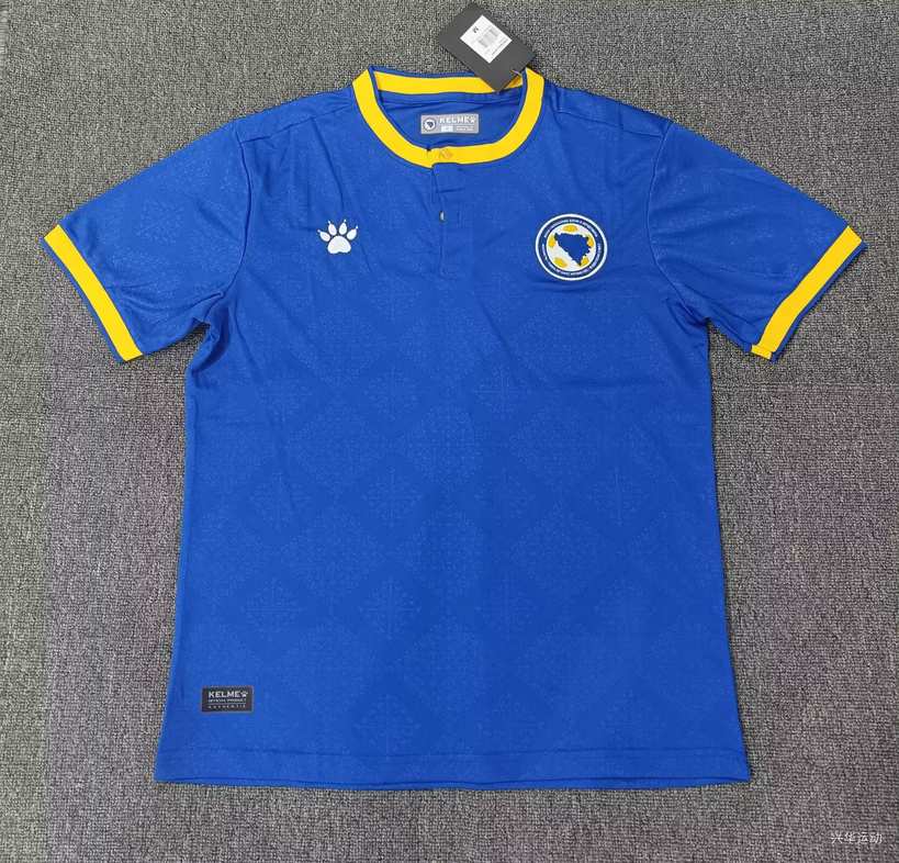 26 27 Bosnia and Herzegovina home blue S-4XL 26 27 波黑 主场 蓝色 S-4XL