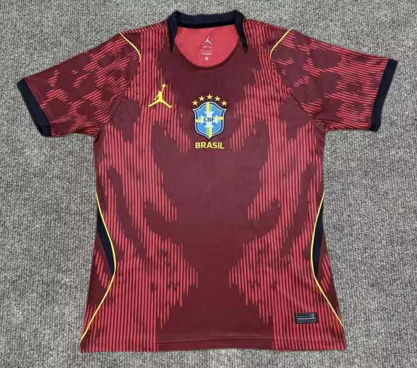 26 27 Brazil training suit red S-4XL 26 27 巴西 训练服 红色 S-4XL