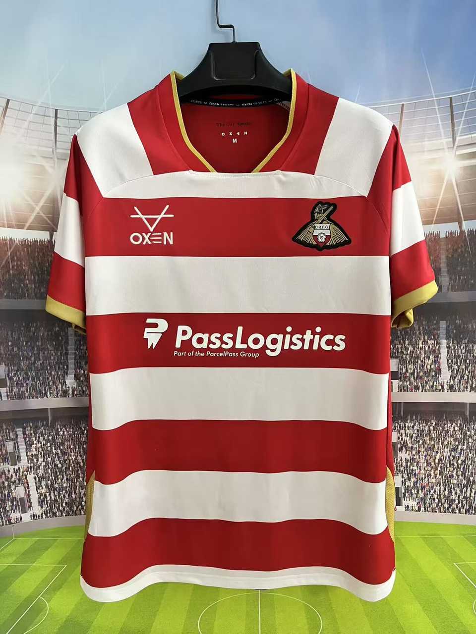 26 27 Doncaster Rovers home S-4XL 26 27 唐卡斯特 主场