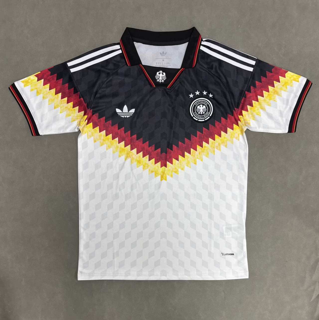 26 27 Germany retro style jersey white S-4XL 26 27 德国 复古风 球衣 白色 S-4XL
