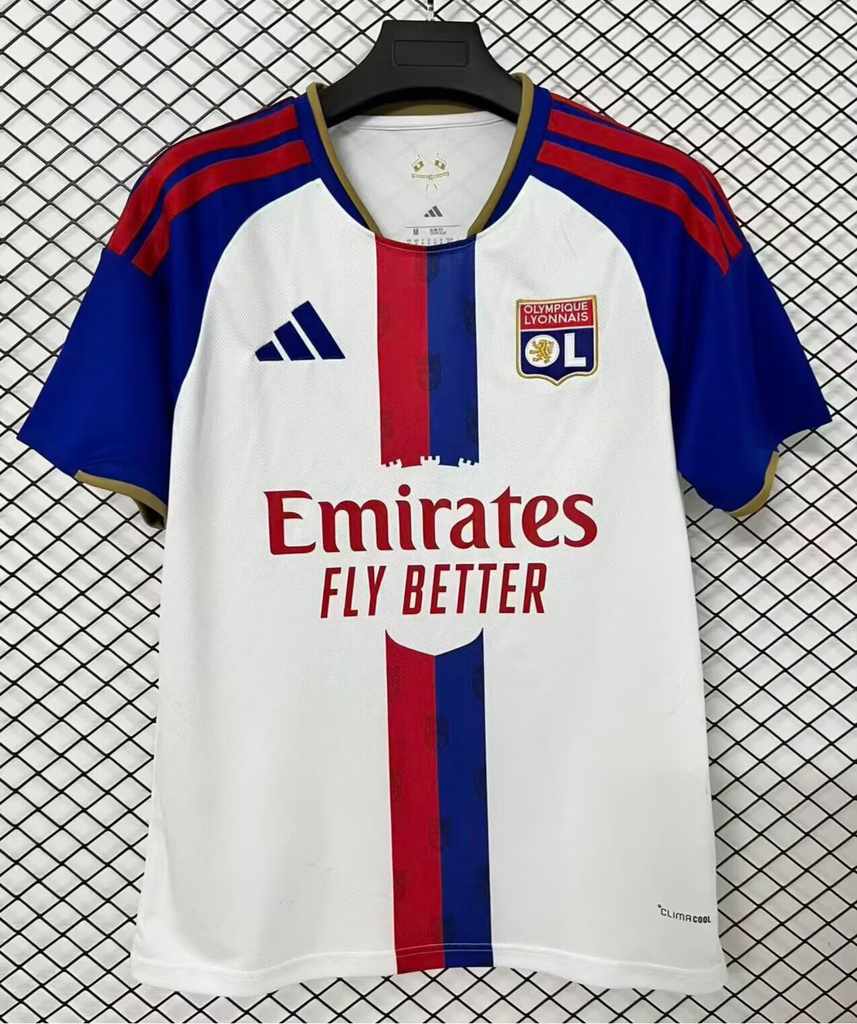 26 27 Lyon home S-4XL 26 27 里昂 主场 蓝白 S-4XL