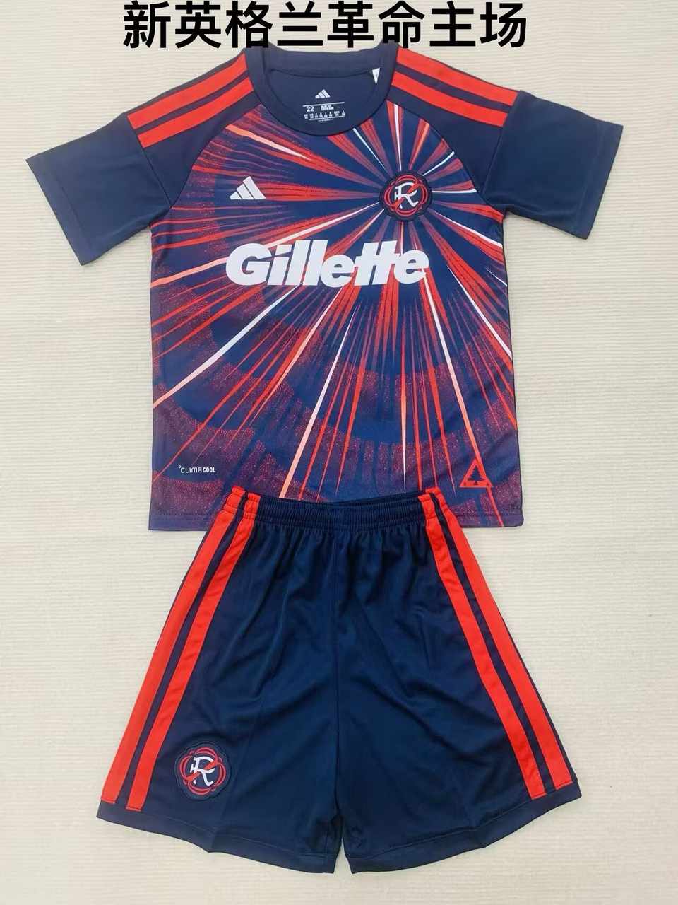 26 27 New England Revolution home adult kid kits 26 27 新英格兰革命 主场 成人套装、童装（16-2XL)