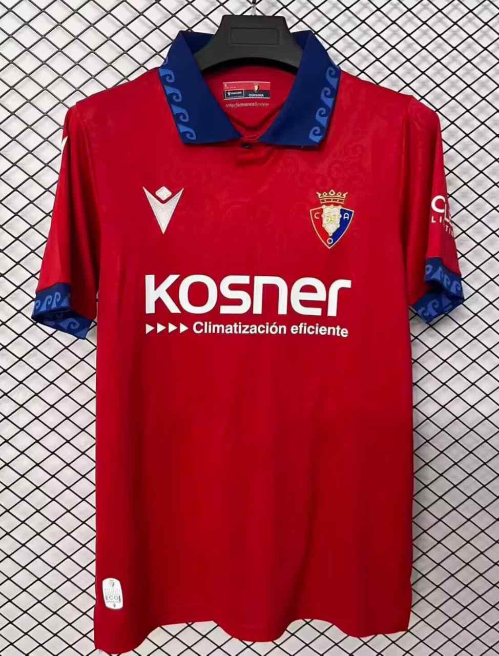 26 27 Osasuna home S-4XL 26 27 奥萨苏纳 主场