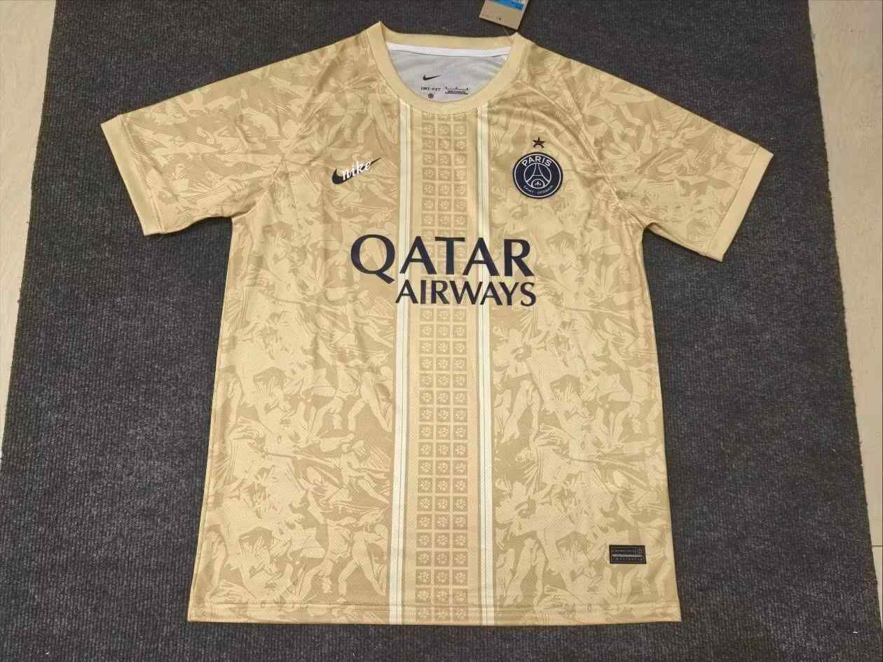 26 27 PSG paris special version 26 27 巴黎 特别版 黄色 S-XXL