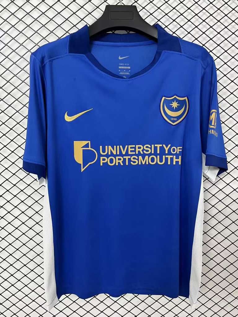 26 27 Portsmouth home blue S-4XL 26 27 朴茨茅斯 主场 蓝色 S-4XL