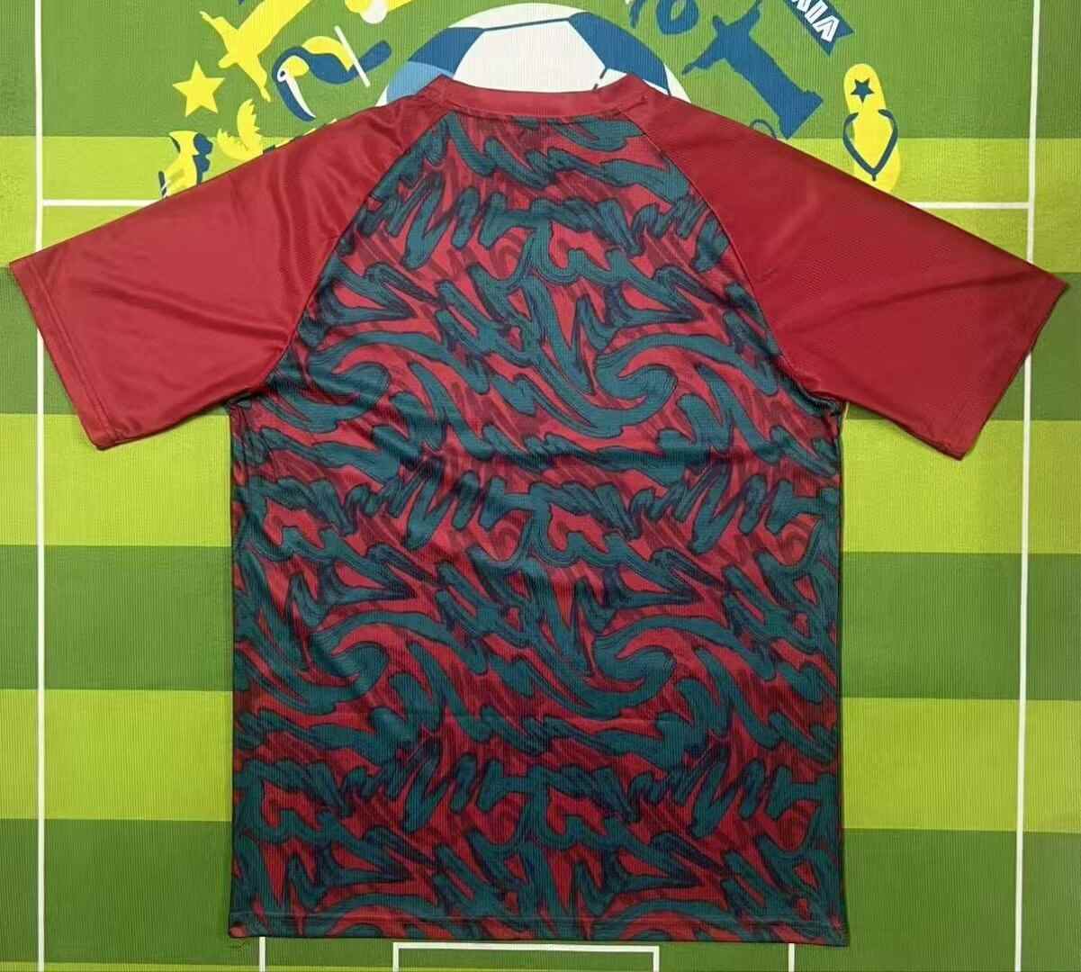 26 27 Portugal red S-4XL 26 27 葡萄牙 赛前服 红色 S～4XL