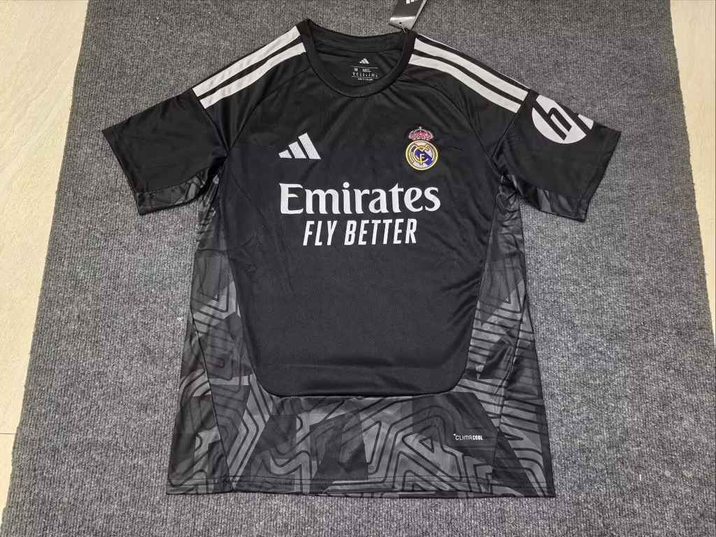 26 27 Real Madrid Black Goalkeeper S-4XL 26 27 皇马 黑色 守门员