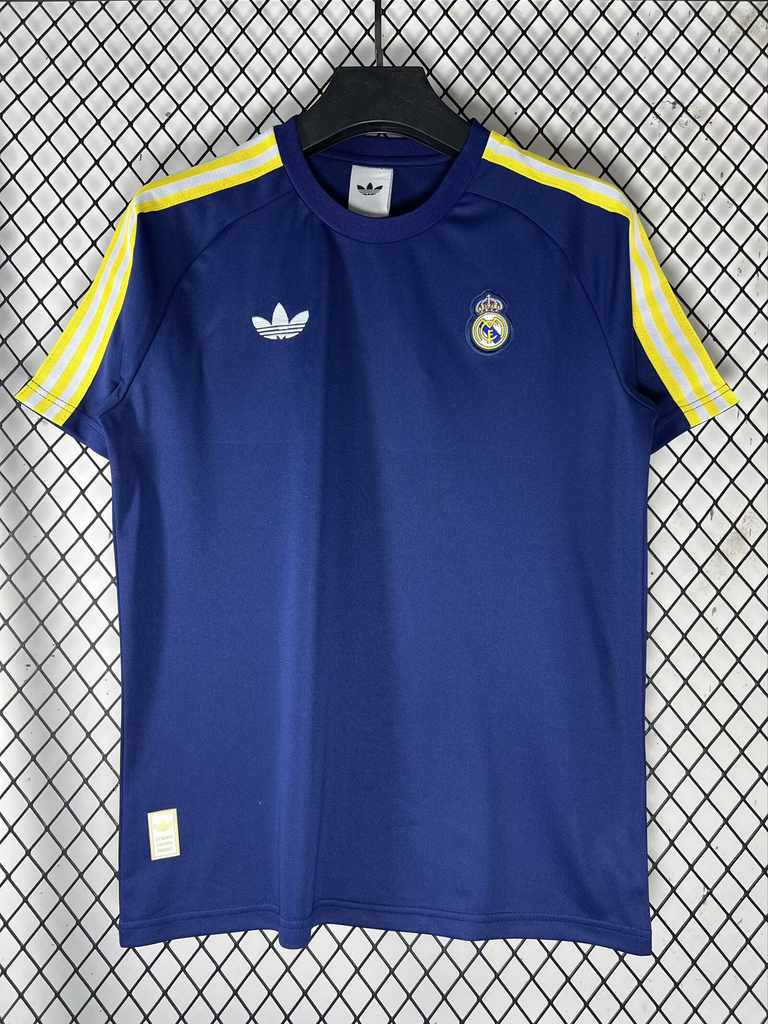26 27 Real Madrid Blue Training Shirt S-4XL 26 27 皇马 宝蓝 训练球衣 S-4XL