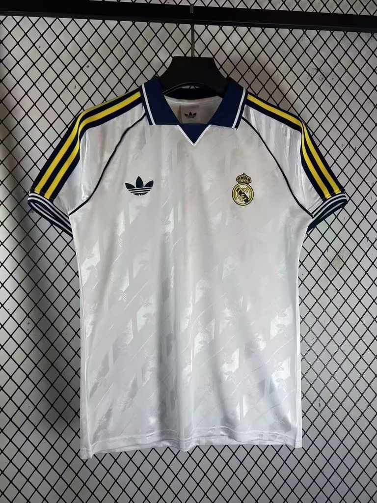 26 27 Real Madrid Retro Edition White S-4XL 26 27 皇马 复古版 白色 S-4XL