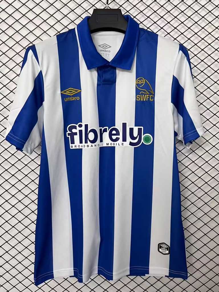26 27 Sheffield Wednesday home S-4XL 26 27 谢周三 主场 S-4XL