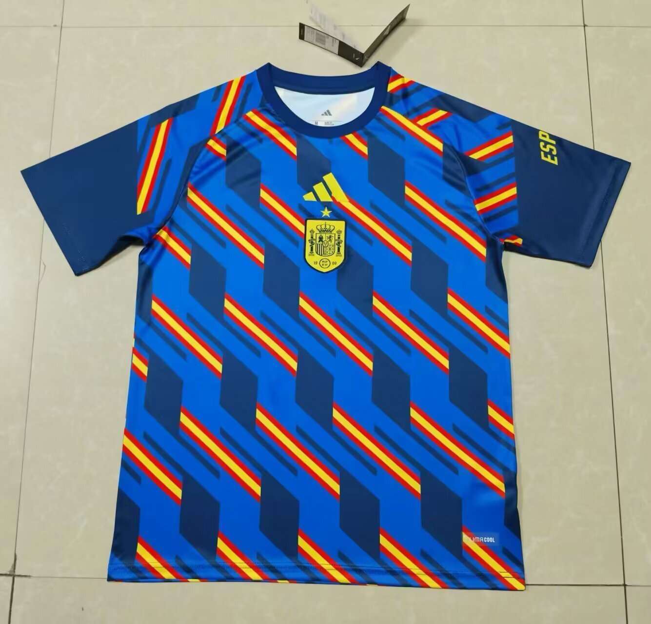 26 27 Spain Pre match Uniform S-4XL 26 27 西班牙 赛前服
