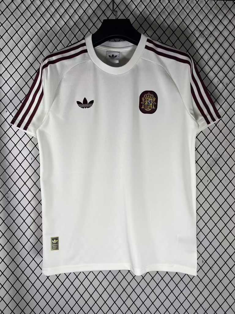 26 27 Spain T shirt White S-4XL 26 27 西班牙 T血 白色 S-4XL