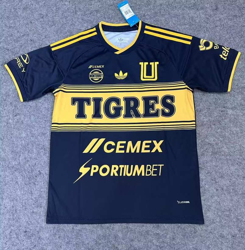 26 27 Tigres Home S-4XL 26 27 老虎 主场 S-4XL