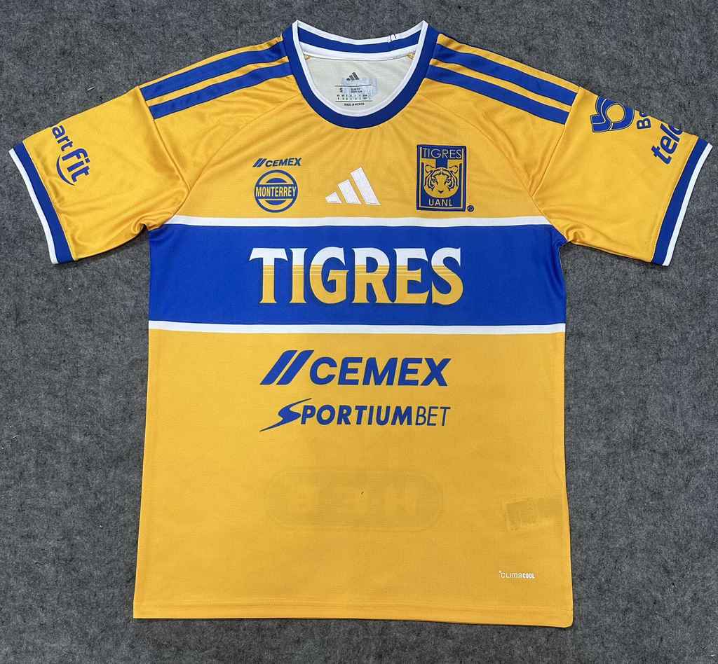26 27 Tigres Home S-6XL 26 27 老虎 主场 S-4XL