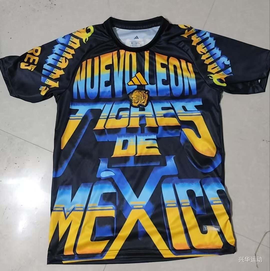 26 27 Tigres Pre match Suit S-4XL 26 27 老虎 赛前服 S-4XL