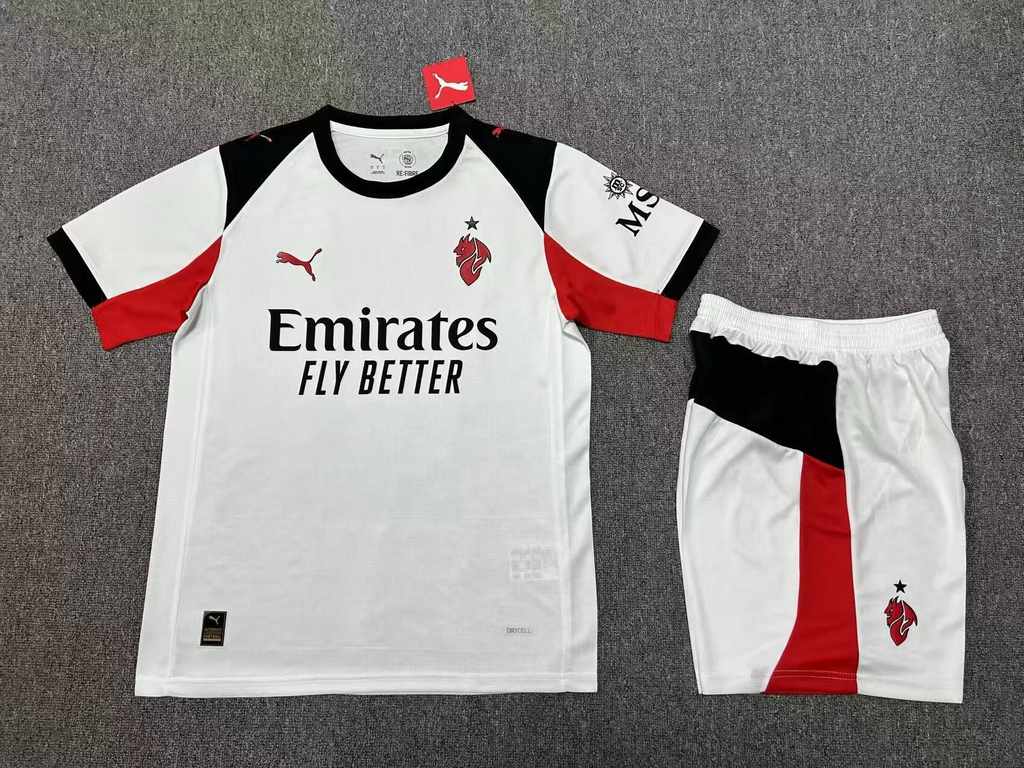25 26 AC Milan Away Adult Kit 25 26 AC米兰 客场 成人套装