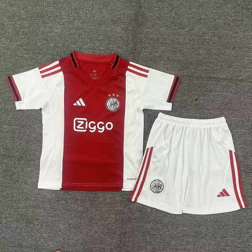 25 26 Ajax Home Stadium Adult, Kids Kit 16-2XL 25 26 阿贾克斯 主场 成人，孩子套装 16-2XL