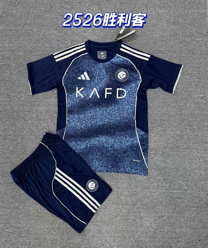 25 26 Al-Nassr FC Away Adult Suit S-2XL 25 26 利雅得胜利 客场 成人套装 S-2XL