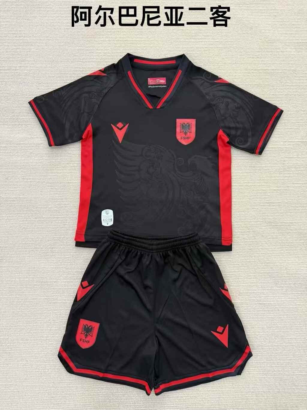 25 26 Albania third Away Adult and Children's suits (16-2XL) 25 26 阿尔巴尼亚 二客 成人套装