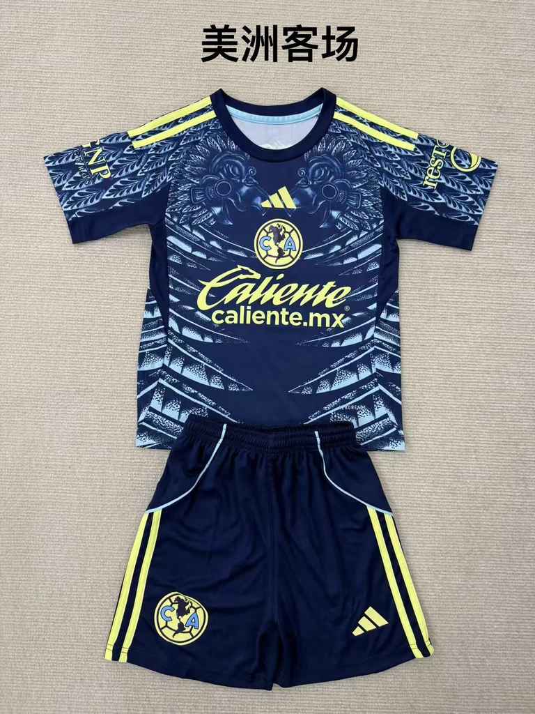 25 26 Americas CA away adult kids kit 25 26 美洲 客场 大人 儿童套装