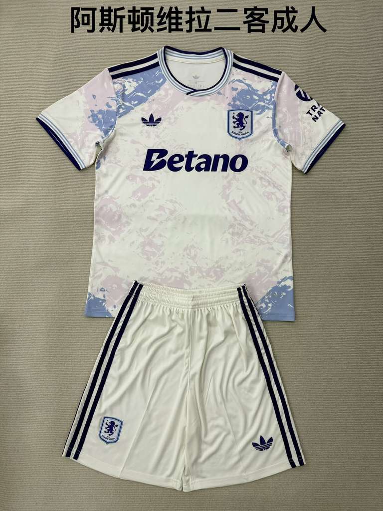 25 26 Aston Villa third away adult set 25 26 阿斯顿维拉 二客 成人套装