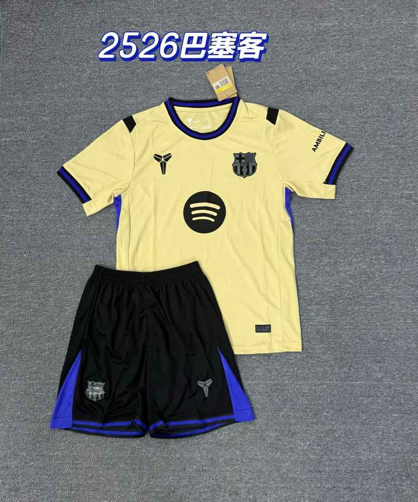 25 26 Barcelona Away Adult Kit 25 26 巴萨 客场 成人套装