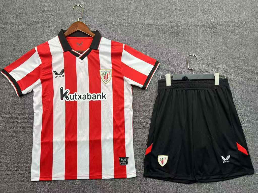 25 26 Bilbao home adult kits 25 26 毕尔巴鄂 主场 成人套装