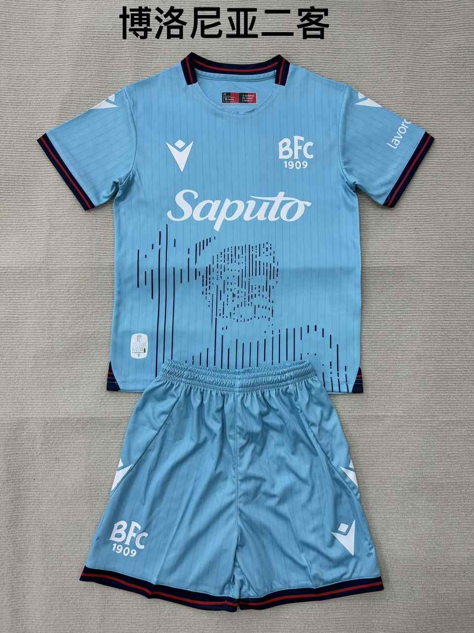 25 26 Bologna third away adult kid kits 25 26 博洛尼亚 二客 成人套装、童装（16-2XL)
