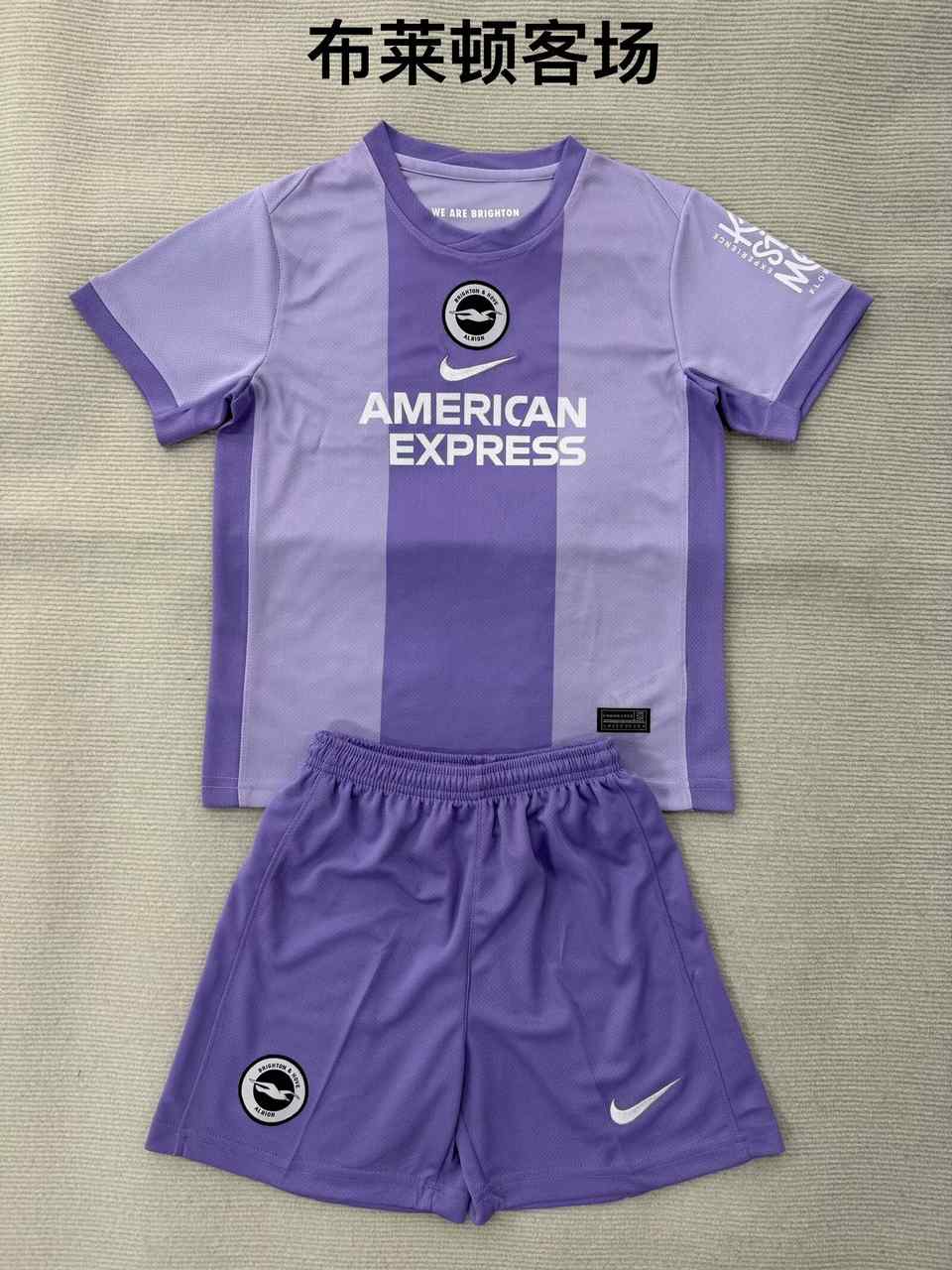 25 26 Brighton away adult set, children's set (16-2XL) 25 26 布莱顿 客场 成人套装、童装（16-2