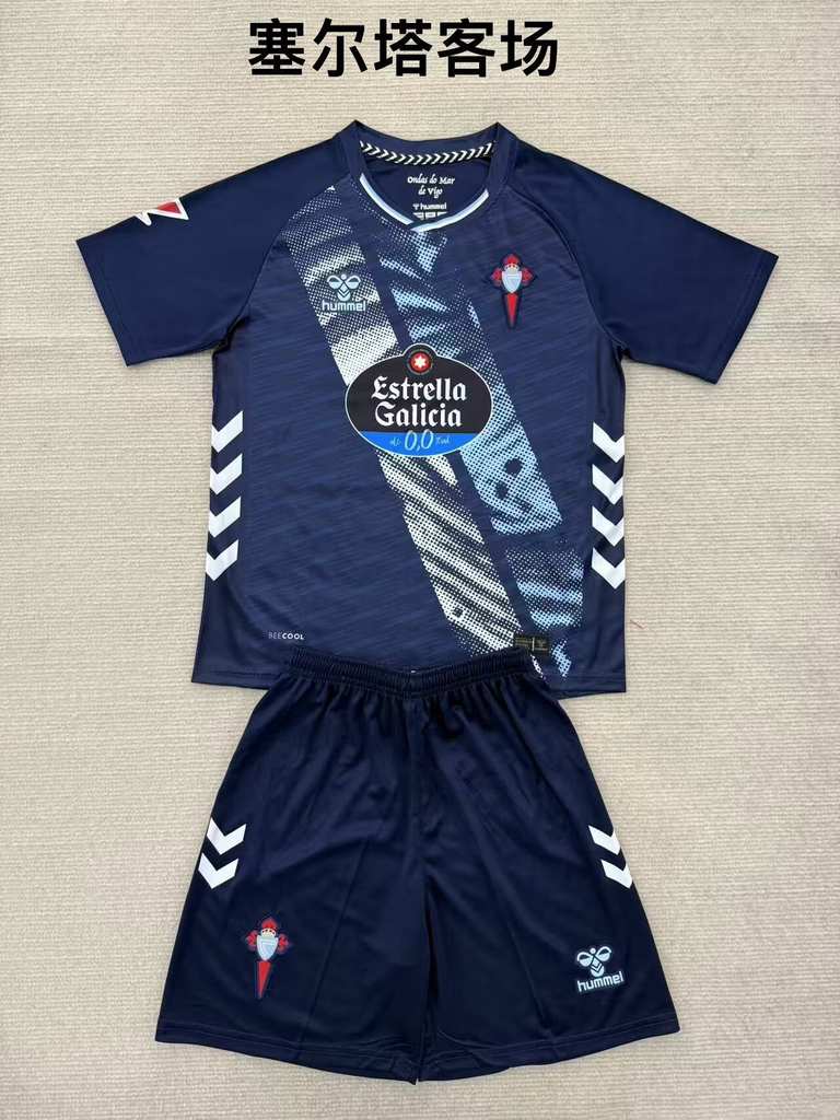 25 26 Celta away adult kid kits 25 26 塞尔塔 客场 成人套装、童装（16-2XL)