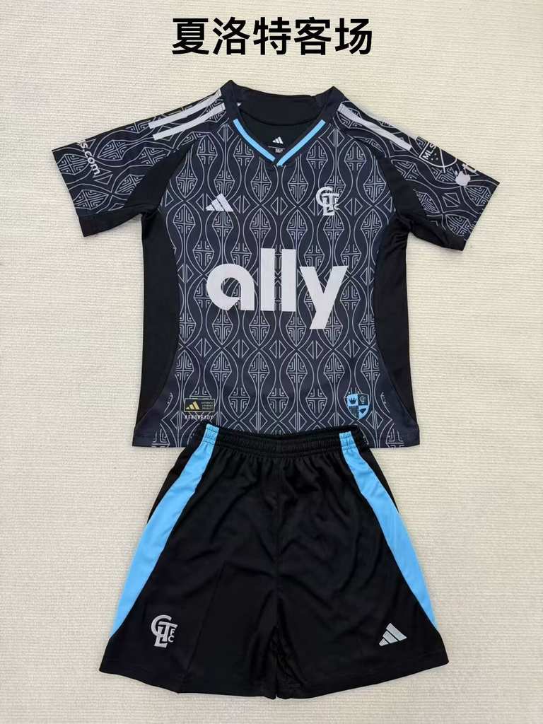 25 26 Charlotte Away Adult, Kids (16-2XL) 25 26 夏洛特 客场 成人套装、童装（16-2XL)