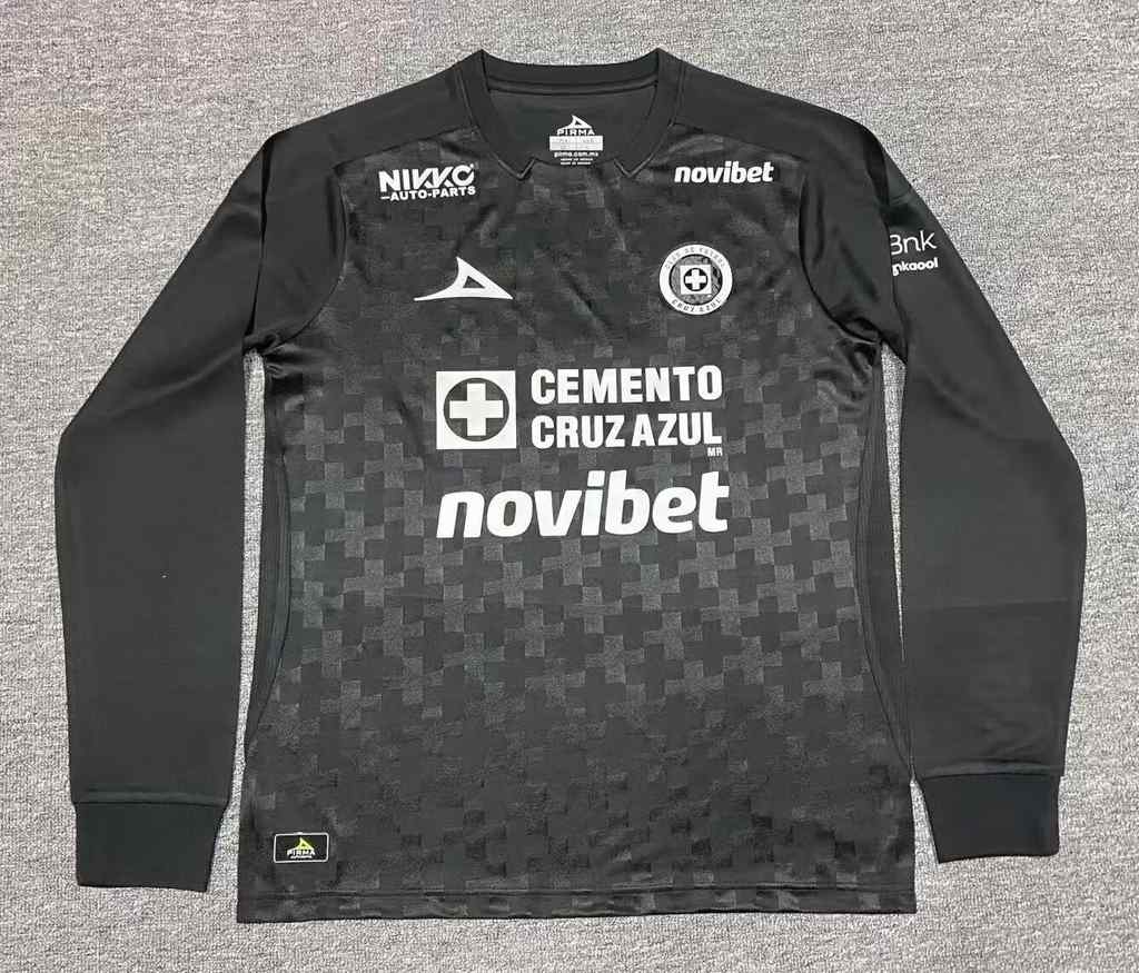 25 26 Cruz Azul third Away long sleeved Player S-4XL 25 26 蓝十字 二客 球员 长袖 S-4XL