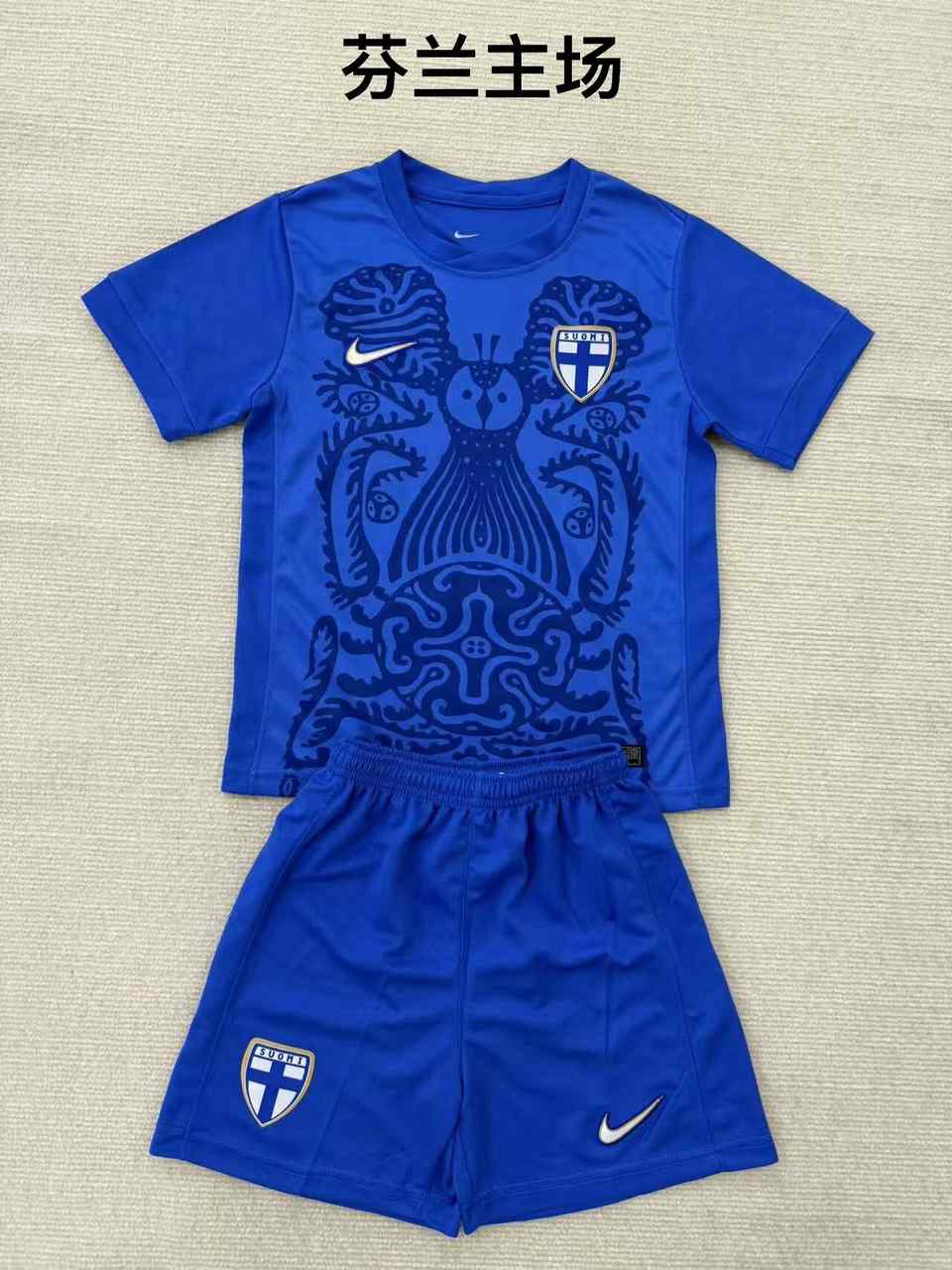 25 26 Finland home adult kid kits 25 26 芬兰 主场 成人套装、童装（16-2XL)