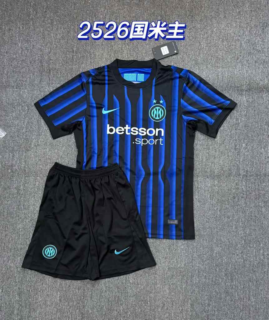 25 26 Inter Milan Home Adult Kit 25 26 国米 主场 成人套装