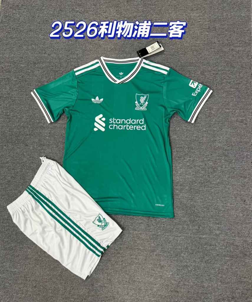 25 26 LWP third Away Adult Kit with White Pants 25 26 利物浦 二客 成人套装 配白裤