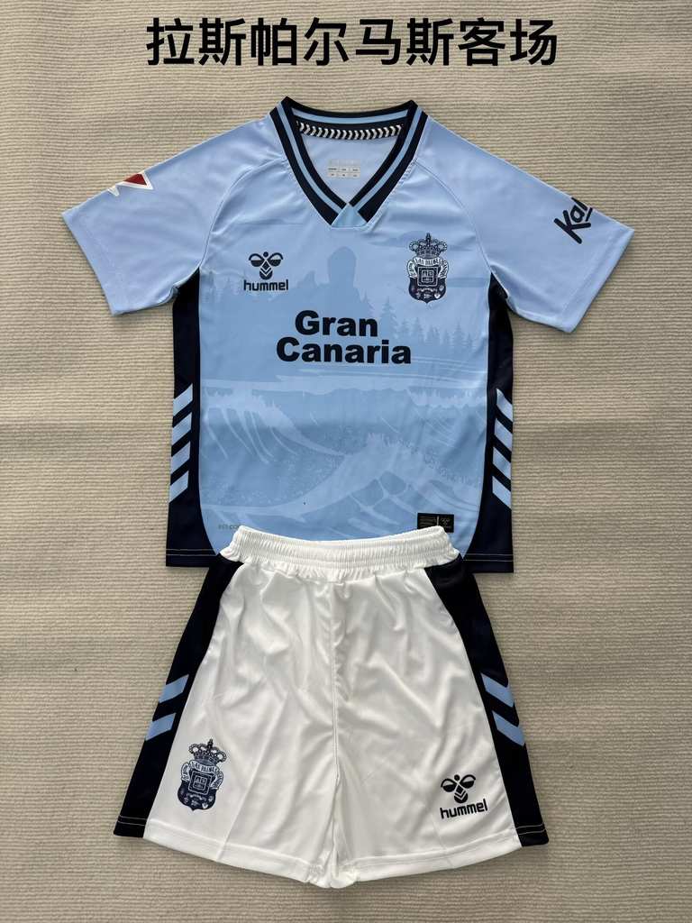 25 26 Las Palmas Away Adult Set, Children's Clothing (16-2XL) 25 26 拉斯帕尔马斯 客场 成人