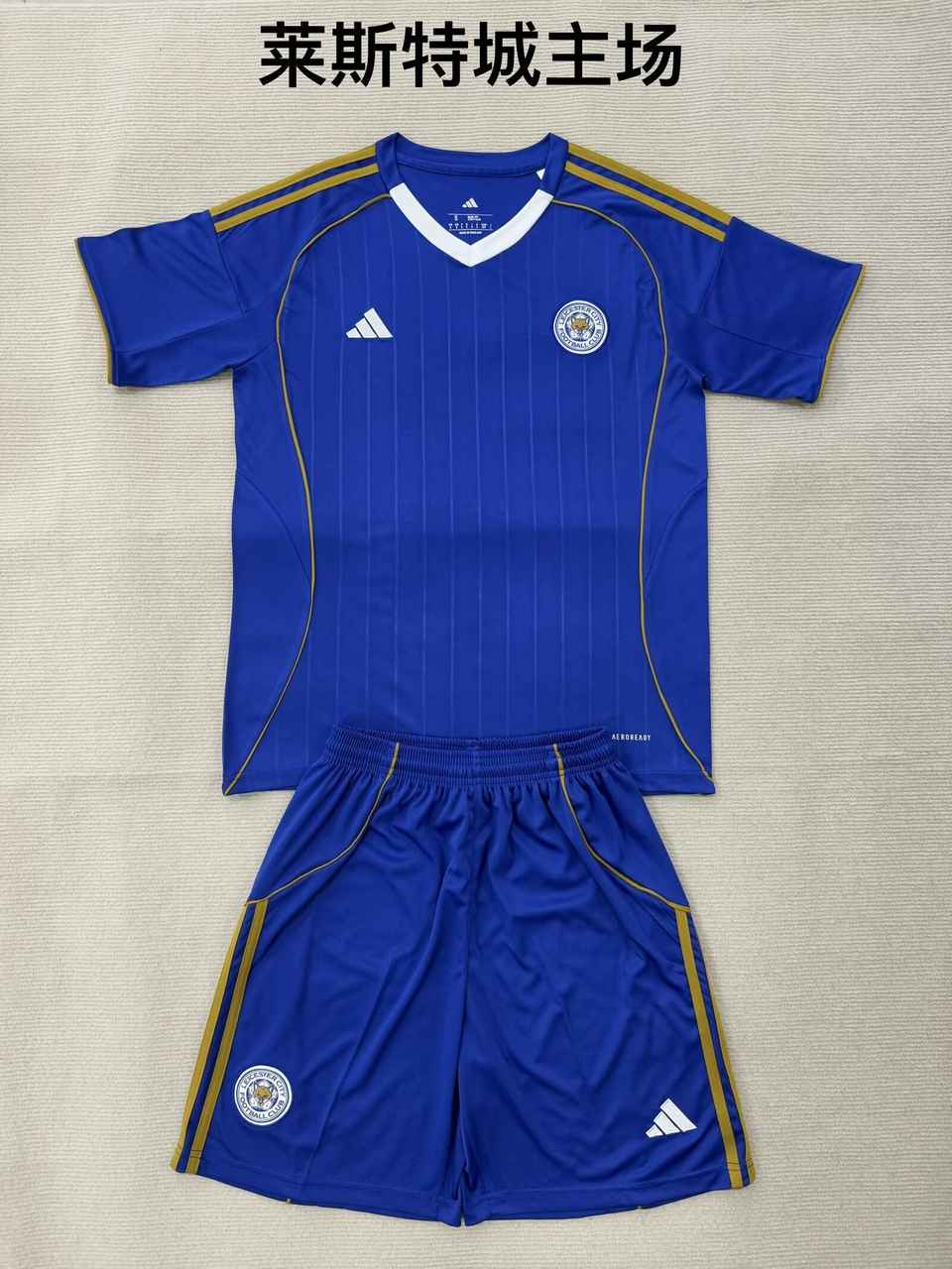 25 26 Leicester City home adult kid kits 25 26 莱斯特城 主场 成人套装、童装（16-2XL)