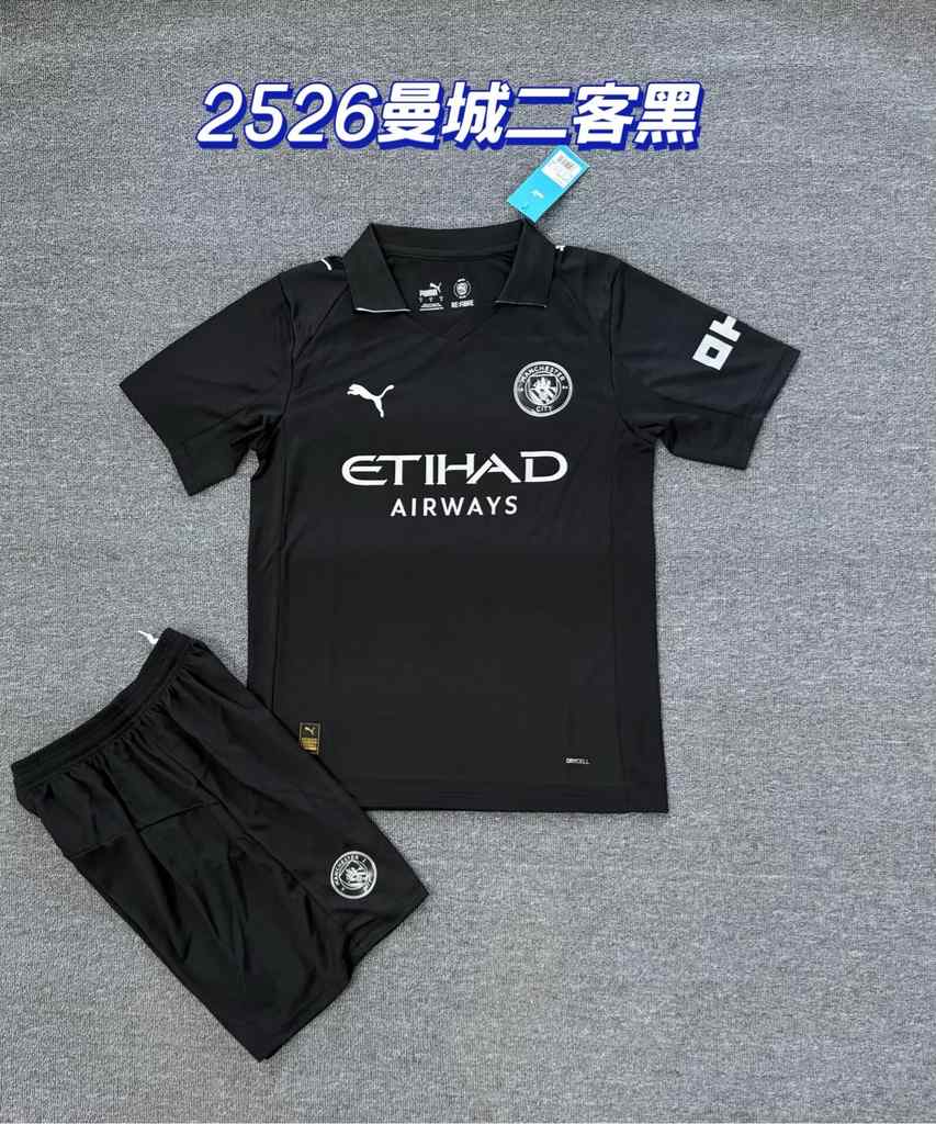 25 26 Man City third away adult set 25 26 曼城 客场 成人套装
