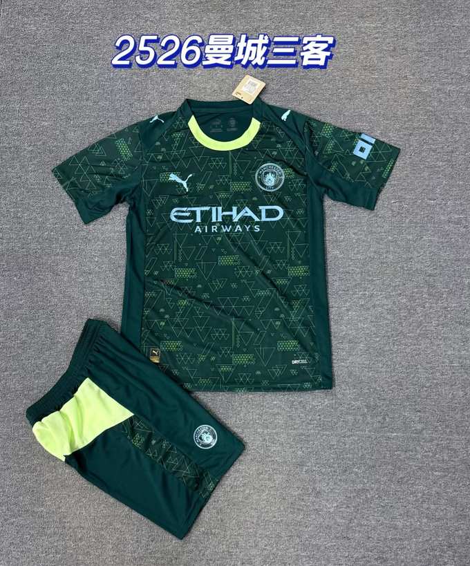 25 26 Manchester City 3 Away Adult Kit 25 26 曼城 3 客场 成人套件