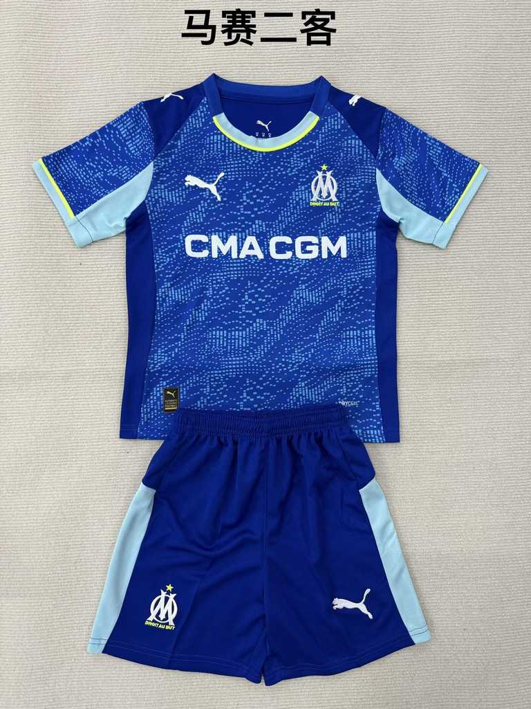 25 26 Marseille third away adult set, children's set (16-2XL) 25 26 马赛 二客 成人套装、童