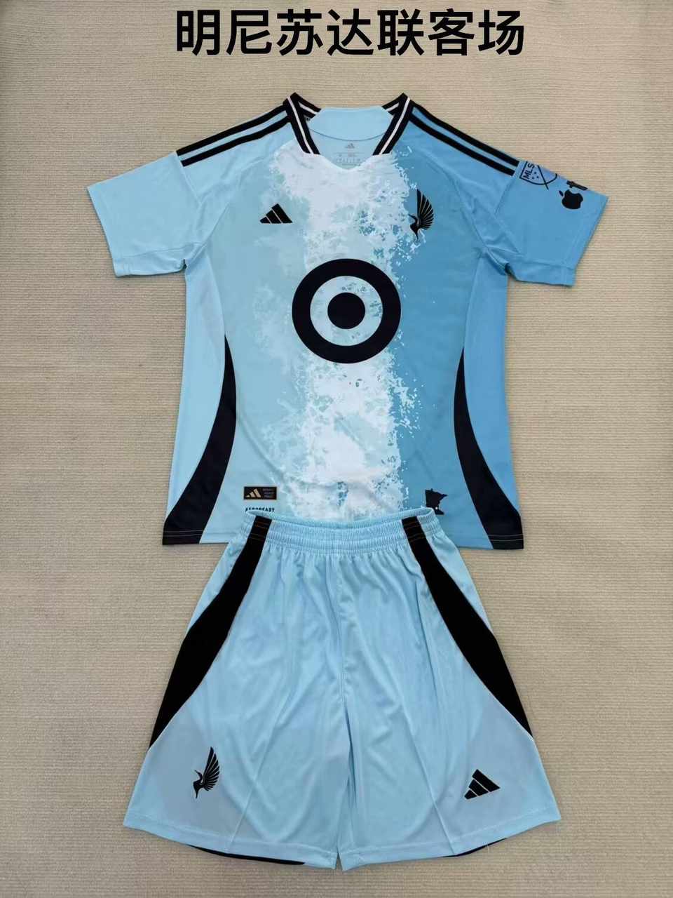 25 26 Minnesota United Away Adult suit, Kids suit (16-2XL) 25 26 明尼苏达联 客场 成人套装、童