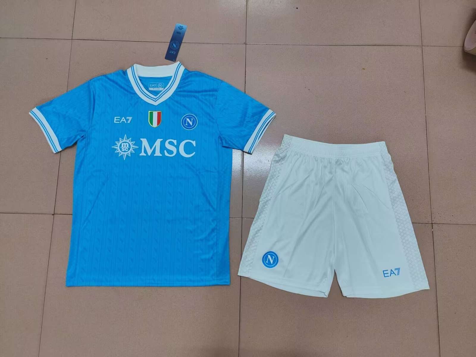 25 26 Napoli home adult kits 25 26 那不勒斯 主场 成人套装 S-2XL