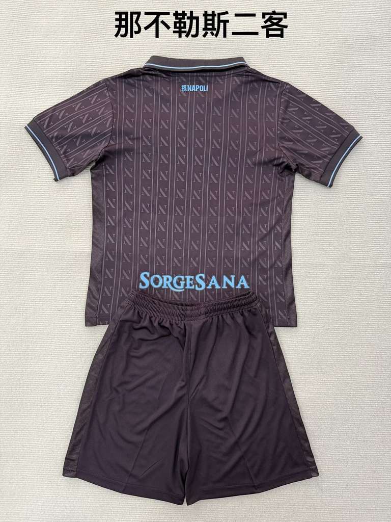 25 26 Napoli third away adult set, children's set (16-2XL) 25 26 那不勒斯 二客 成人套装、童装