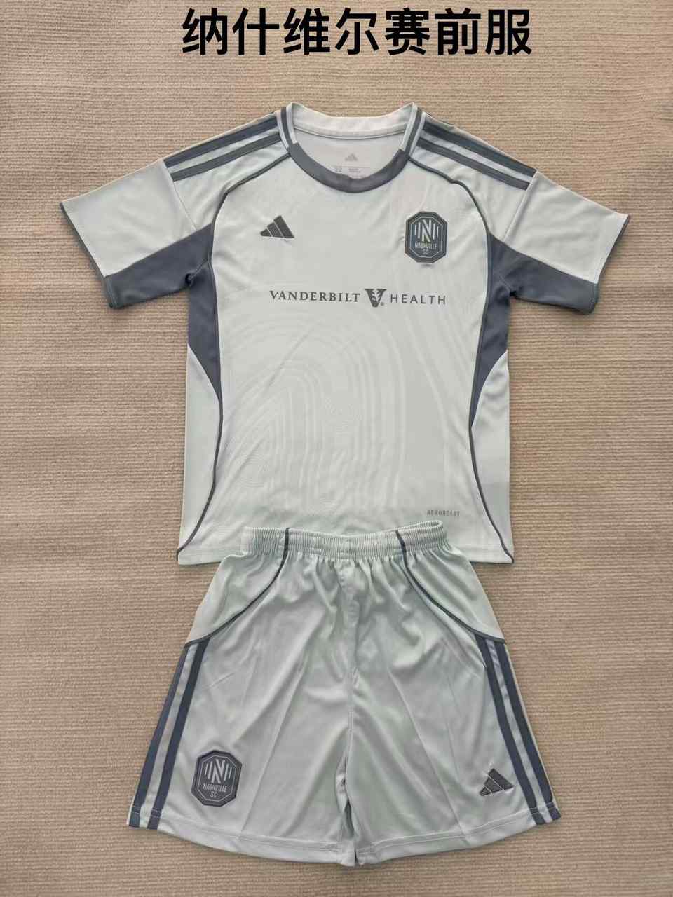 25 26 Nashville pre match adult kid kits 25 26 纳什维尔 赛前服 成人套装、童装（16-2XL)