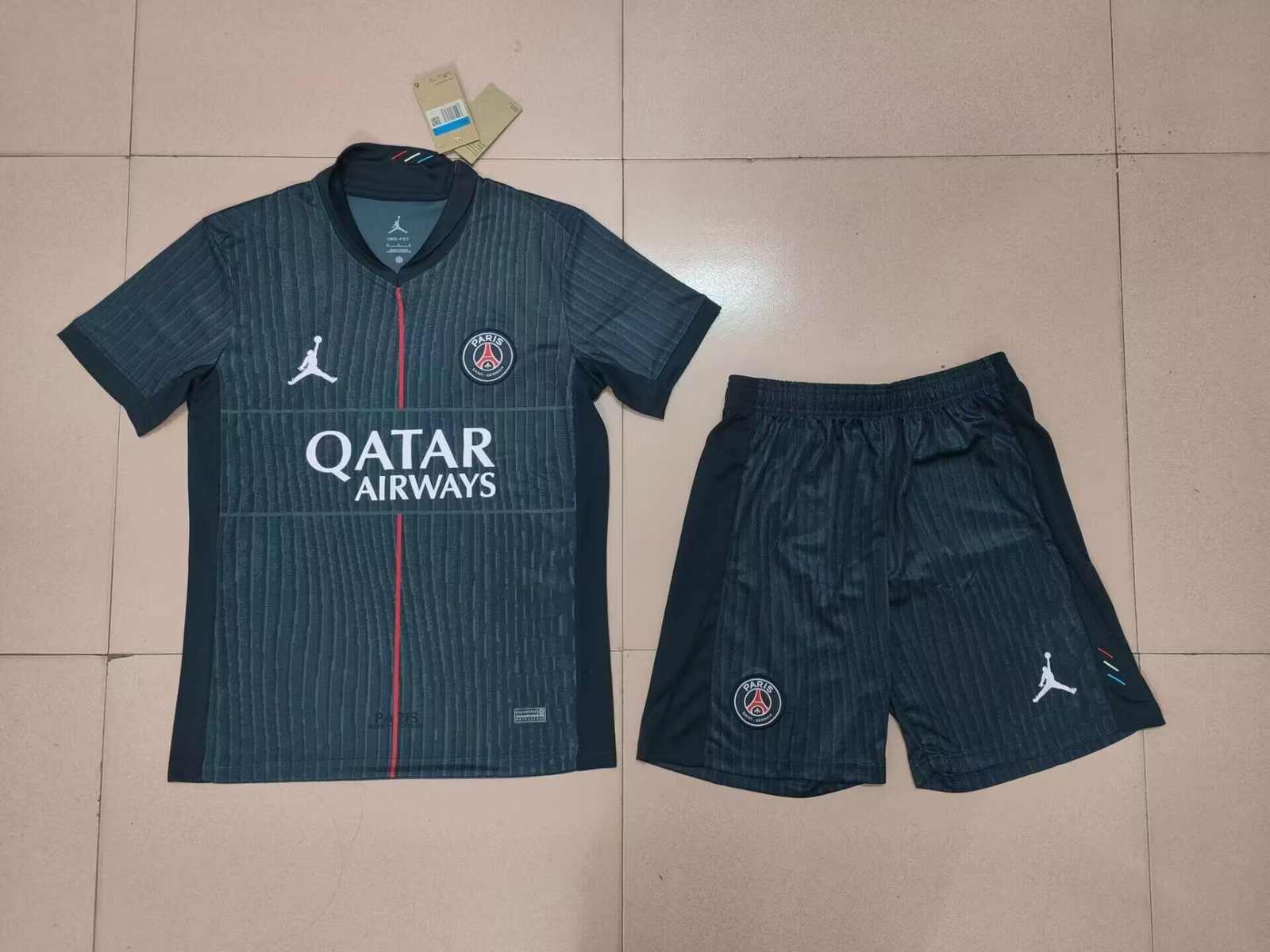25 26 PSG paris 3 away adult kits 25 26 巴黎 3客场 大人套装
