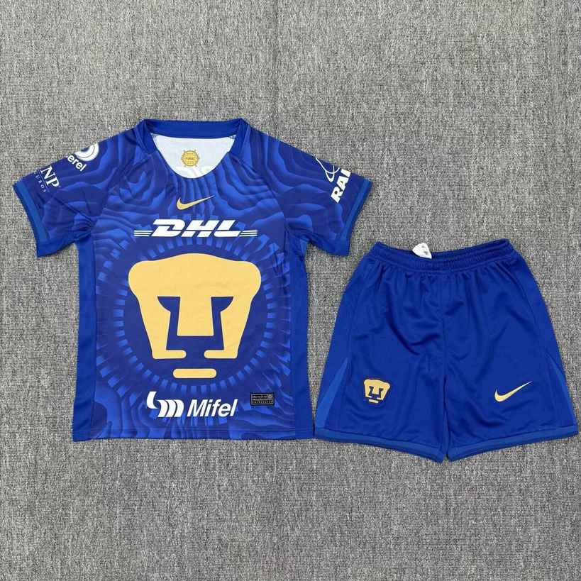 25 26 Pumas away adult kid kits 25 26 美洲狮 客场 成人套装、童装（16-2XL)