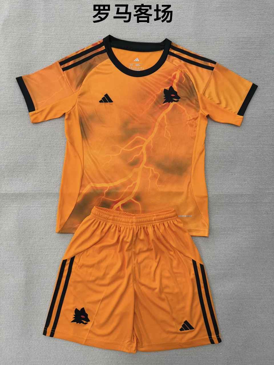 25 26 Roma away adult kid kits 25 26 罗马 客场 成人套装、童装（16-2XL)