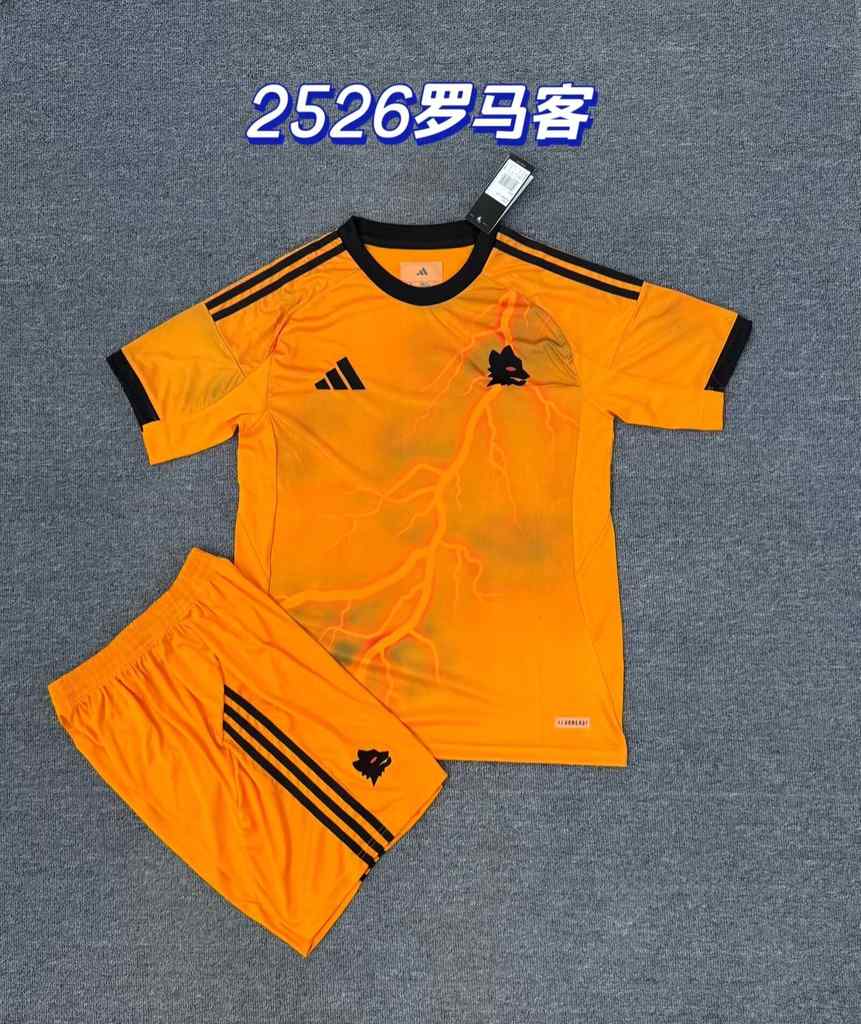 25 26 Roma away adult kit 25 26 罗马 客场 成人套件
