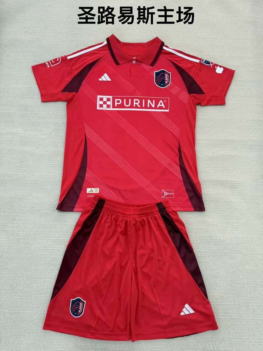 25 26 San Luis City Home Adult Set, Children's Set (16-2XL) 25 26 圣路易斯城 主场 成人套装、